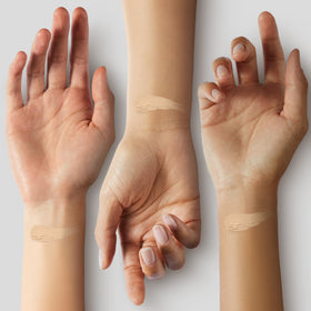 COVERGIRL Natural Ivory swatch on skin showing true-to-tone matching benefit