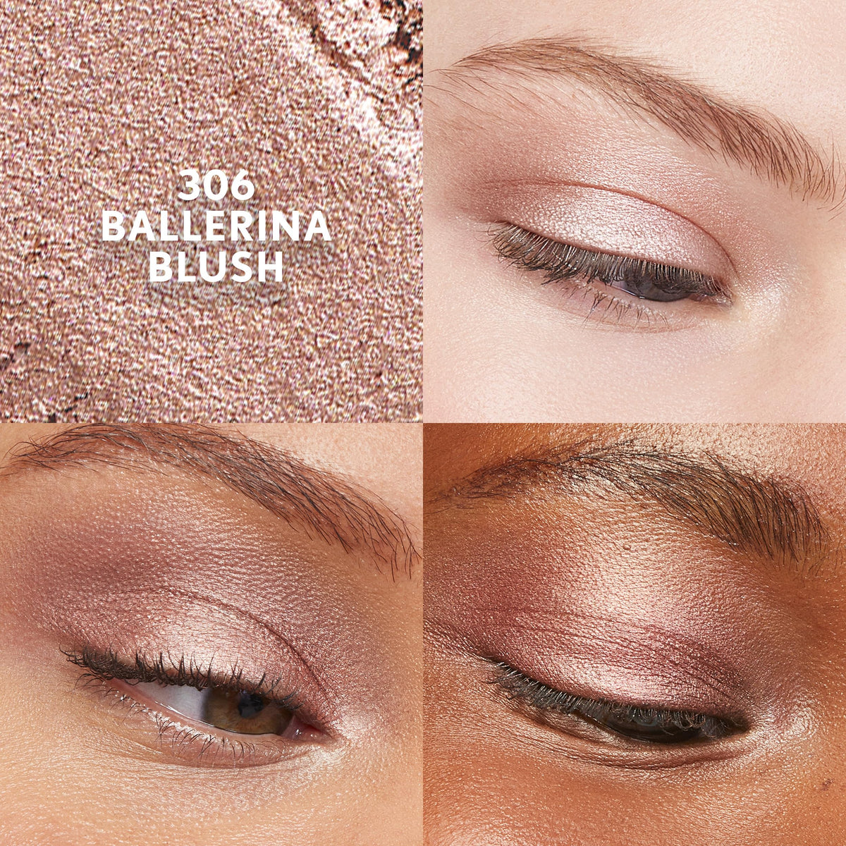 COVERGIRL creamy shimmer texture close-up showing smooth blendability and high impact