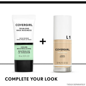 COVERGIRL primer inside everyday bag highlighting travel-ready convenience