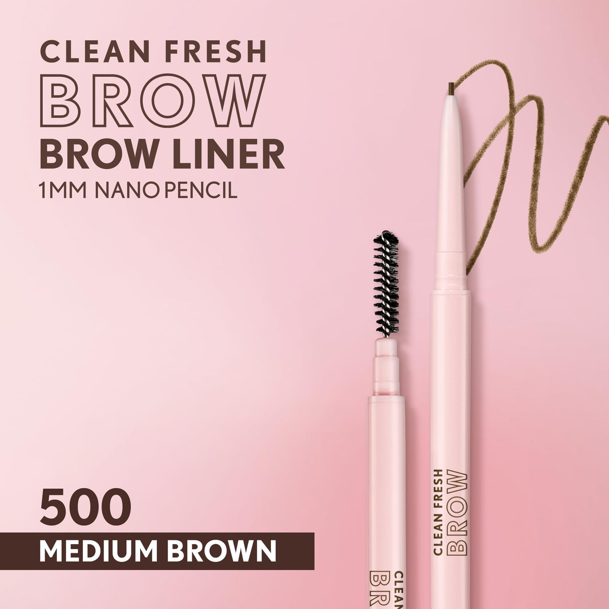 COVERGIRL close-up of the 1mm nano tip creating hair-like strokes