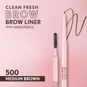 COVERGIRL close-up of the 1mm nano tip creating hair-like strokes
