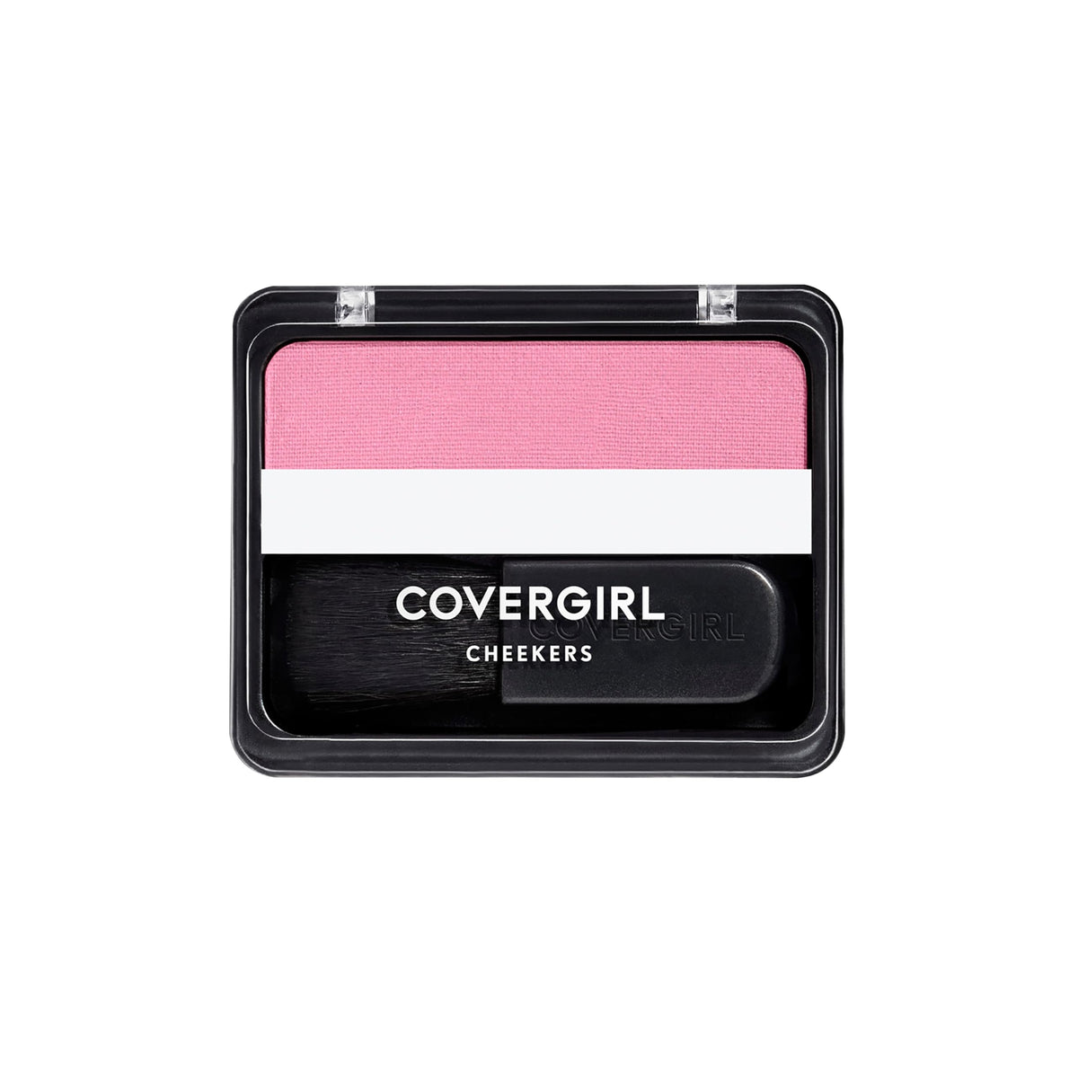 COVERGIRL Cheekers compact front view showing portable design and natural finish