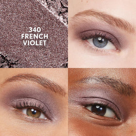 COVERGIRL eye close-up wearing French Violet to show wearable shimmer effect