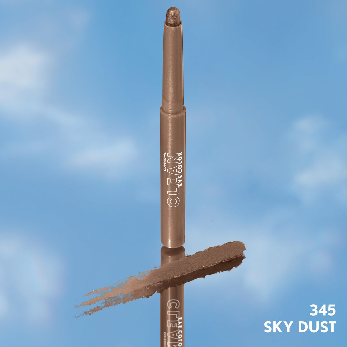 COVERGIRL stick near contact lenses indicating ophthalmologist-tested gentle wear