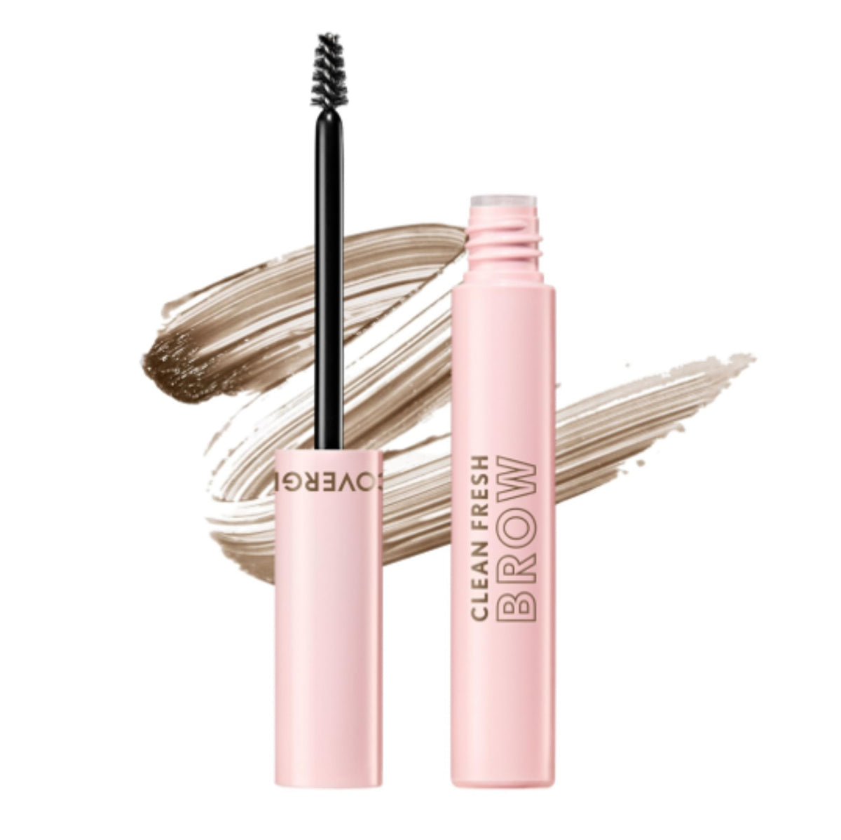 CoverGirl front packaging of Clean Fresh Brow showing shade 400 Soft Brown benefit tint