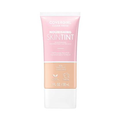 COVERGIRL front packaging showing shade 520 Fair/Light and benefits