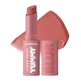 COVERGIRL front view of tube showing shade 220 Pear-fectly and clear branding benefit polish