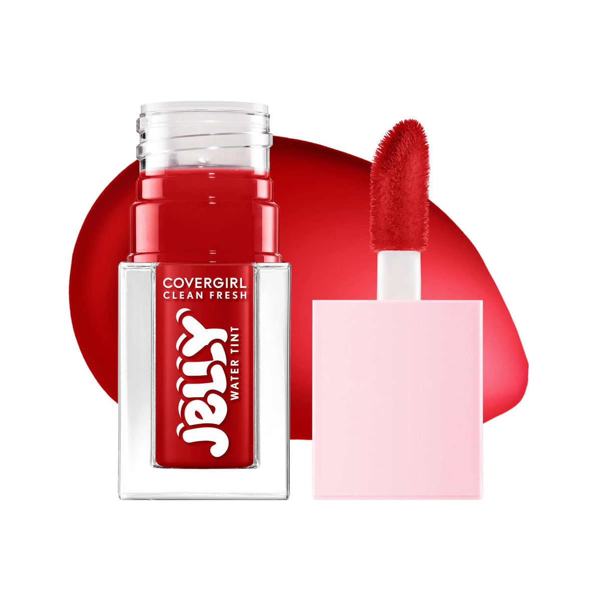 COVERGIRL clean fresh jelly tint front packaging showing shade and label benefit