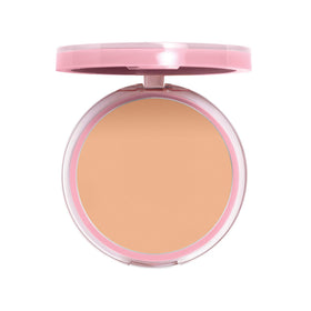 COVERGIRL open compact with vegan foam puff demonstrating easy application
