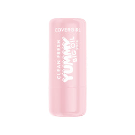 COVERGIRL size comparison next to coin highlighting compact, pocket-sized portability