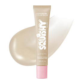 COVERGIRL front packaging showing product and sheer toasted vanilla shade benefit