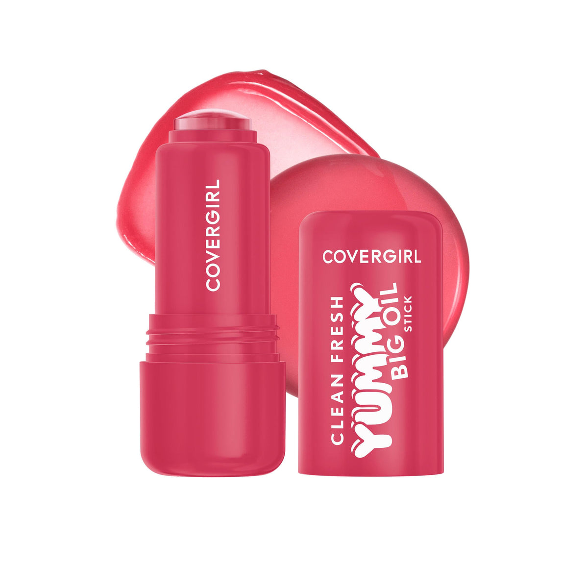 COVERGIRL front packaging of the oil stick showing shade and glossy benefit