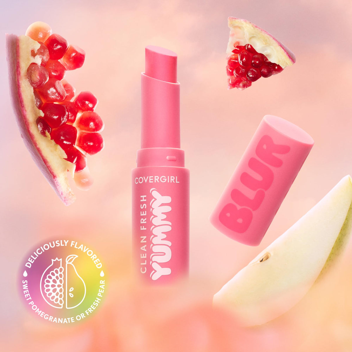 COVERGIRL label detail showing vegan and Leaping Bunny certification benefit