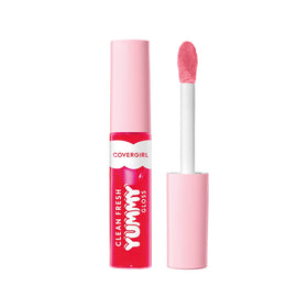 COVERGIRL front packaging showing shade label and glossy tube benefit visible