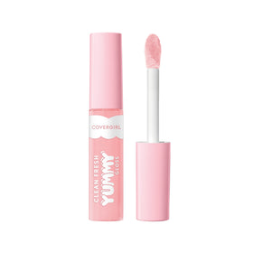 COVERGIRL gloss tube front view showing shade and shine benefit