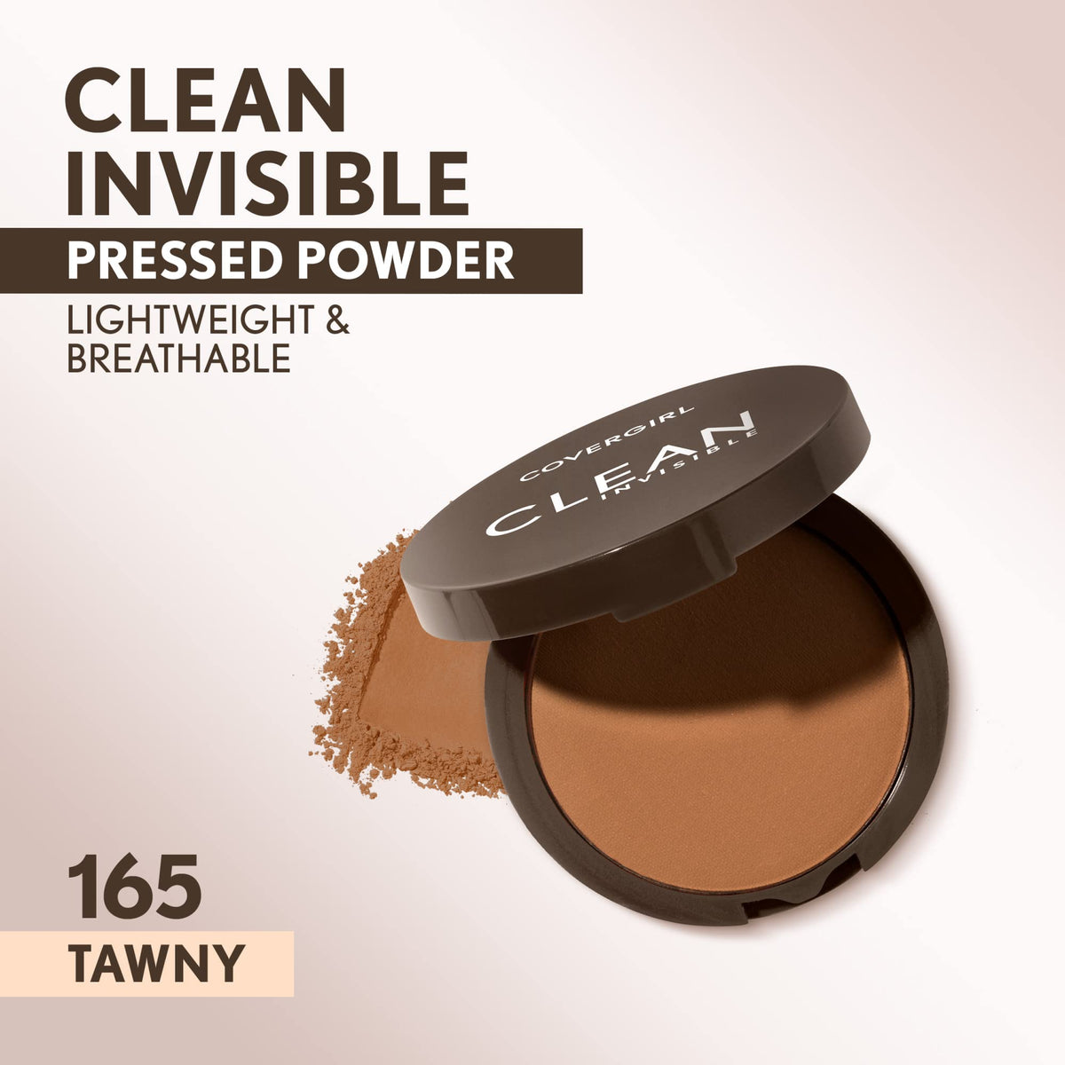 Covergirl compact open with mirror and puff for quick touch-ups benefit