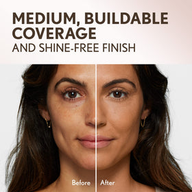 COVERGIRL finely milled powder texture close-up for smooth, natural finish