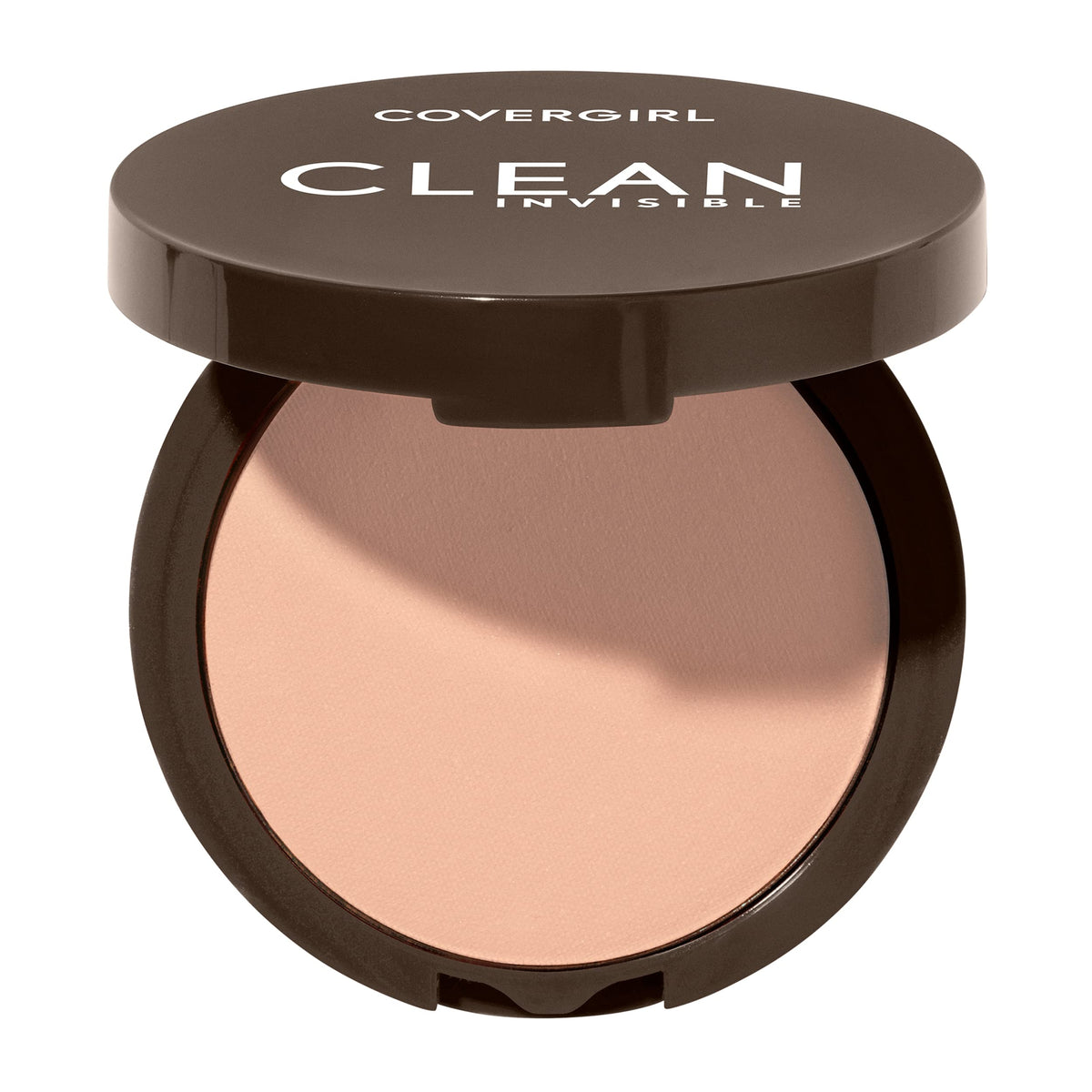 COVERGIRL compact front view showing sleek packaging and product name benefit portability