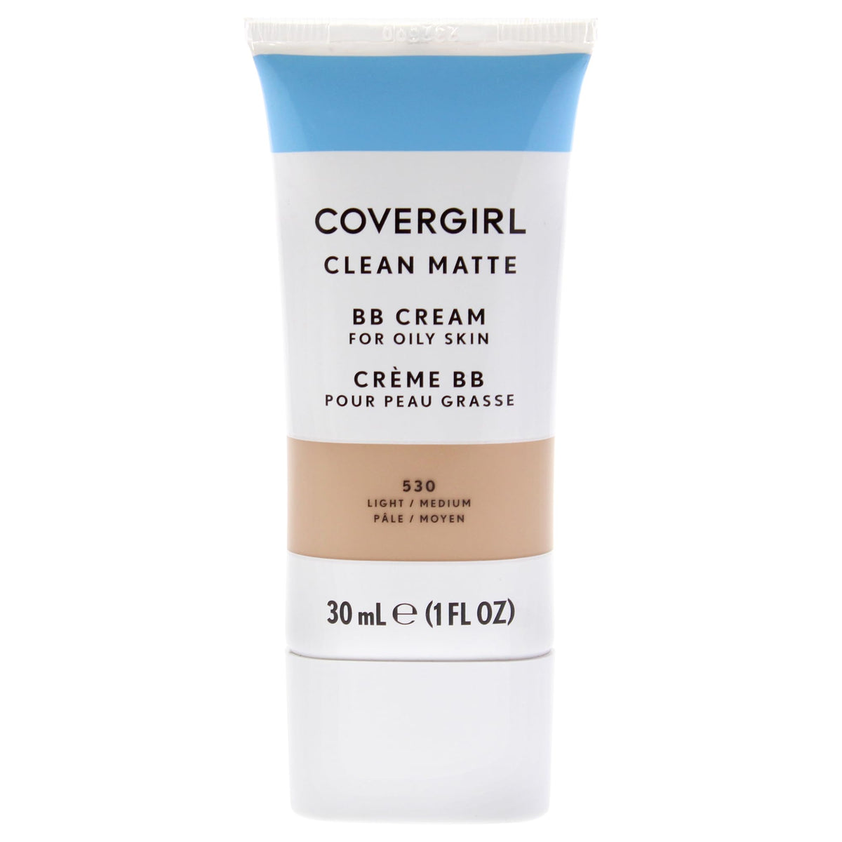 COVERGIRL Clean Matte BB Cream front packaging showing shade and matte finish benefits