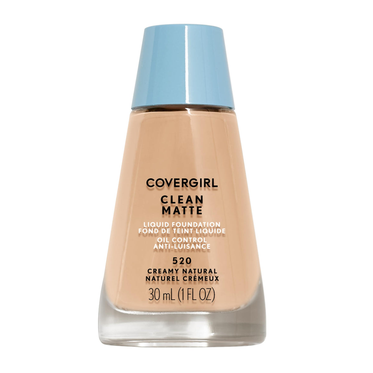 COVERGIRL front packaging showing shade and matte finish benefit