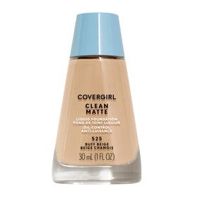 COVERGIRL front packaging showing Buff Beige 525 and matte finish benefit