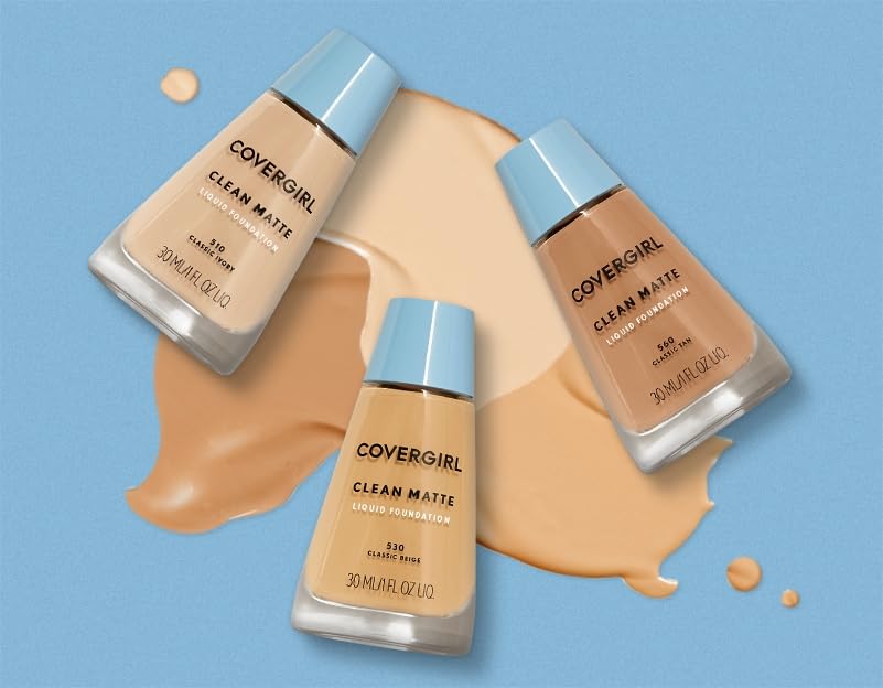COVERGIRL on-model medium skin demonstrating natural matte look benefit