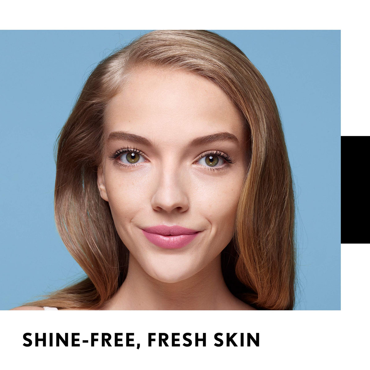 COVERGIRL compact next to a credit card to show pocket-sized scale