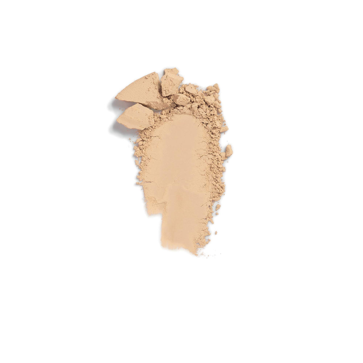 COVERGIRL powder swatch on skin showing matte effect and natural tone match
