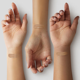 COVERGIRL close-up of blended foundation showing natural, breathable look