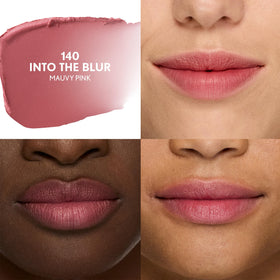 COVERGIRL close-up of lipstick bullet showing creamy matte texture benefit