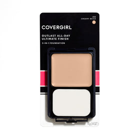 COVERGIRL compact front packaging showing shade and benefit