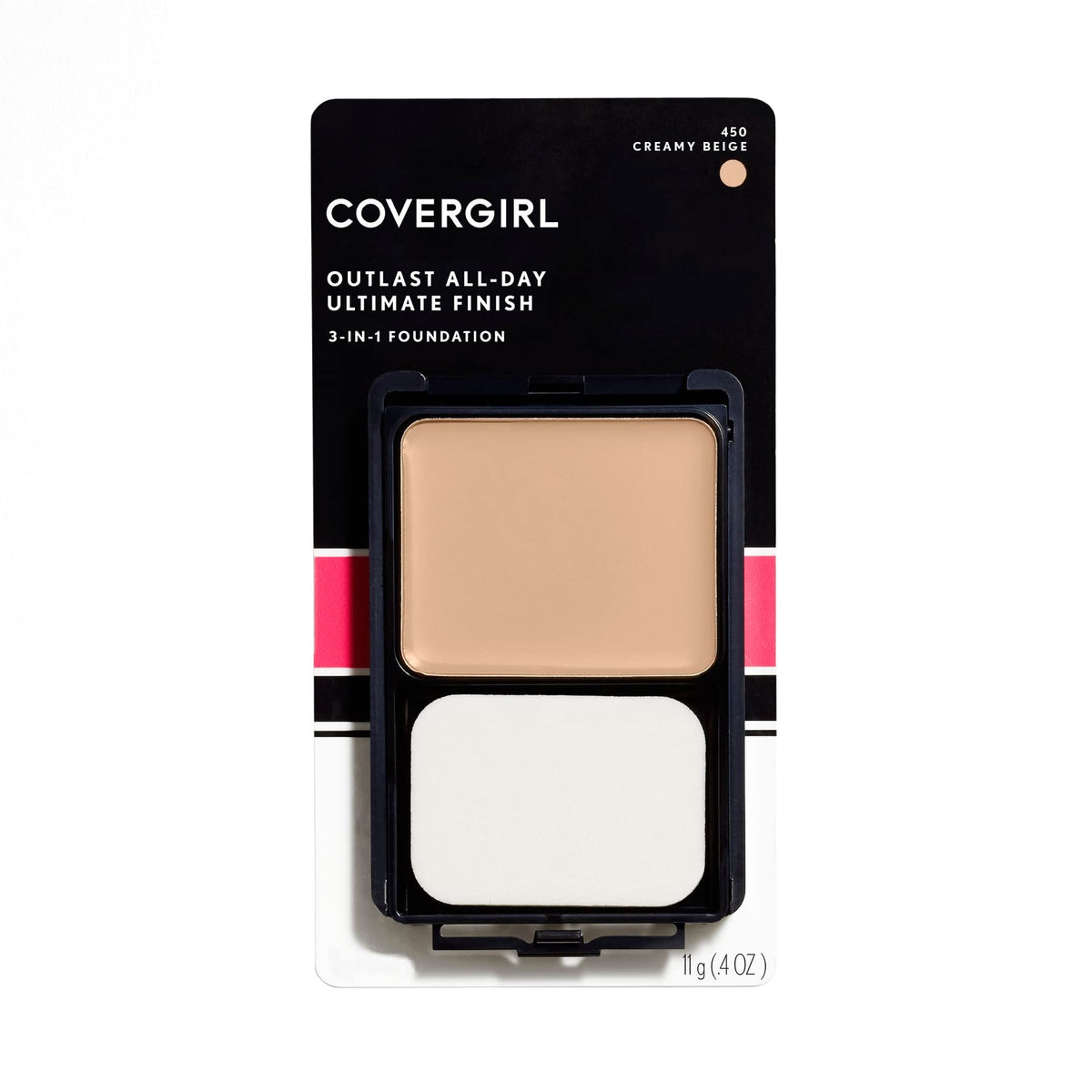 COVERGIRL open compact with sponge applicator for easy blending