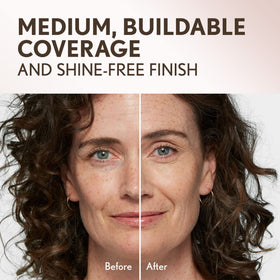 COVERGIRL open compact with mirror and puff for easy touch-ups