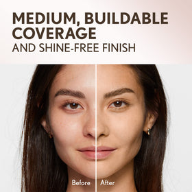 COVERGIRL open compact with mirror and puff for easy touch-ups and portable convenience