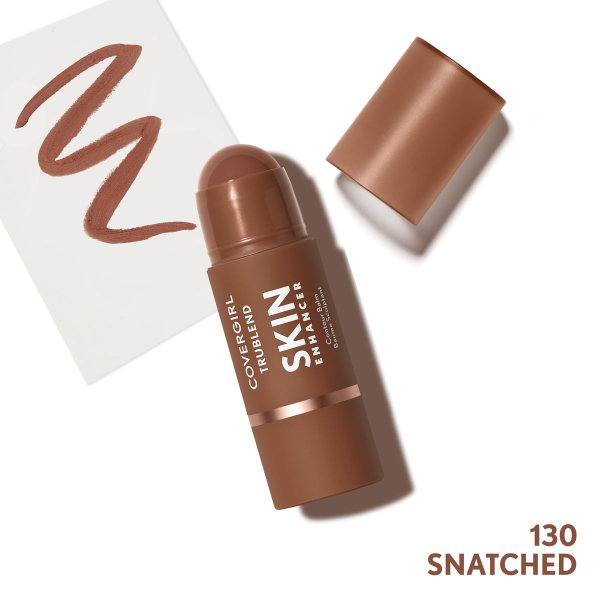 COVERGIRL contour stick open tip close-up showing creamy texture for easy blending