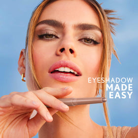 COVERGIRL dreamy pink swatch on arm showing buildable shimmer payoff