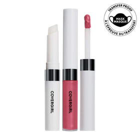 COVERGIRL topcoat wand close-up showing glossy applicator and moisturizing finish