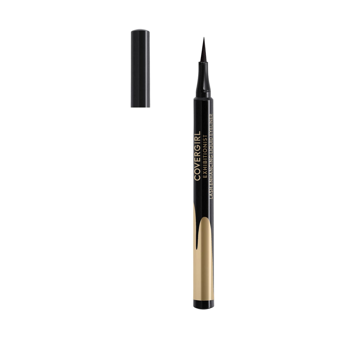 COVERGIRL front packaging showing sleek matte black eyeliner, clear product identity and benefit