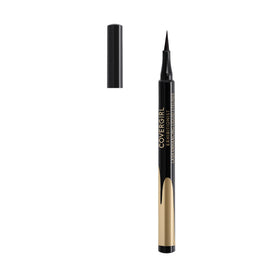 COVERGIRL front packaging showing sleek matte black eyeliner, clear product identity and benefit