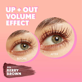 COVERGIRL mascara used in a bathroom routine showing quick curl without curler