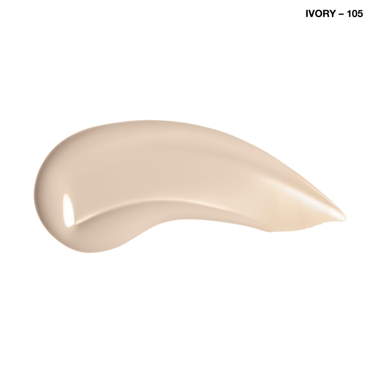 COVERGIRL close-up of foundation texture demonstrating smooth blendability benefit