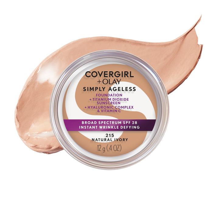 COVERGIRL foundation front packaging showing shade and SPF benefit