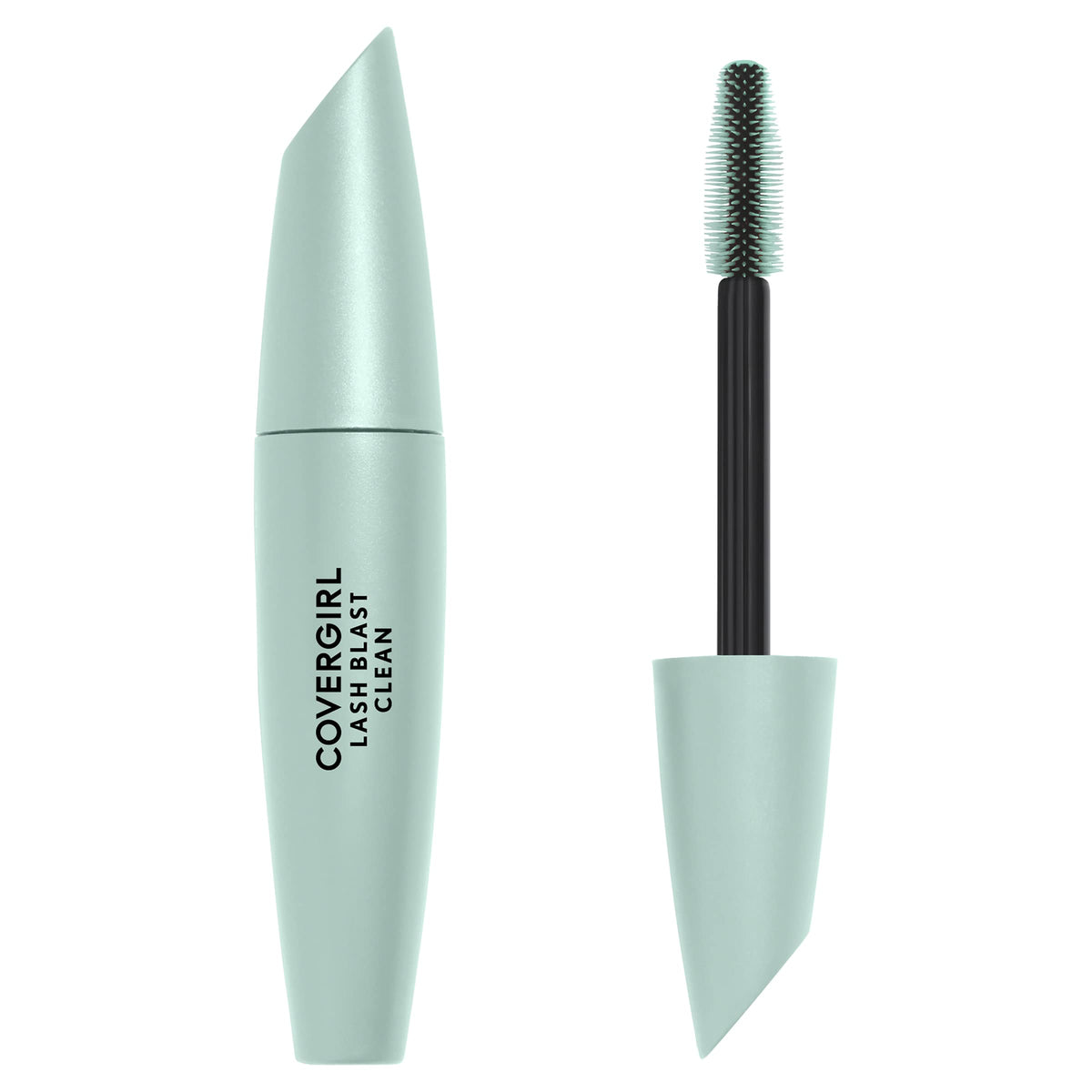CoverGirl front packaging showing clean vegan mascara and shade benefits