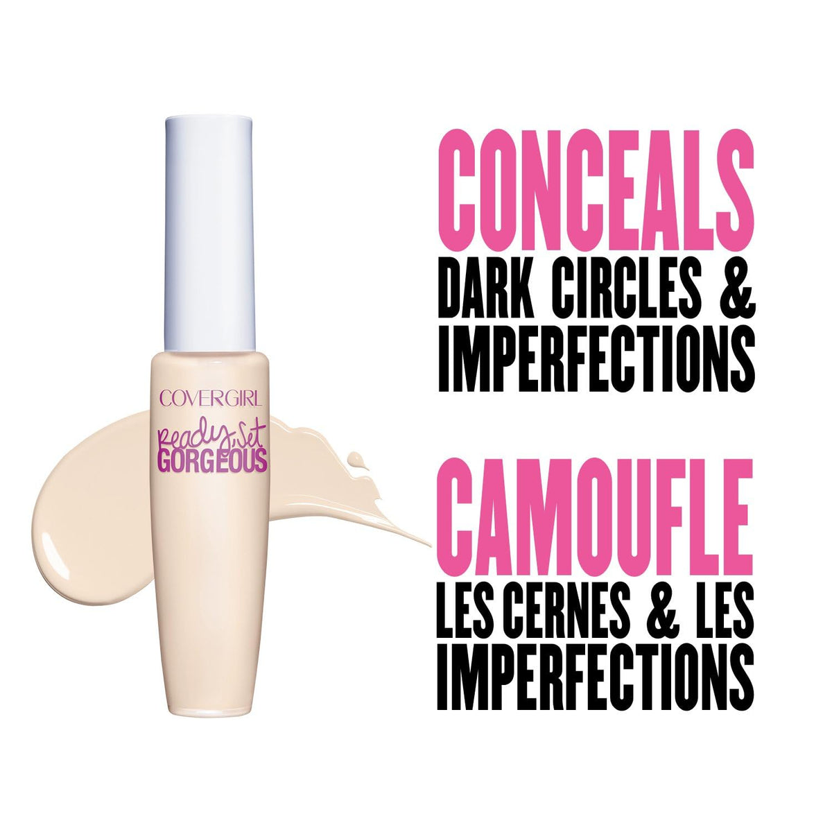 COVERGIRL concealer in a makeup bag for everyday convenience and portability