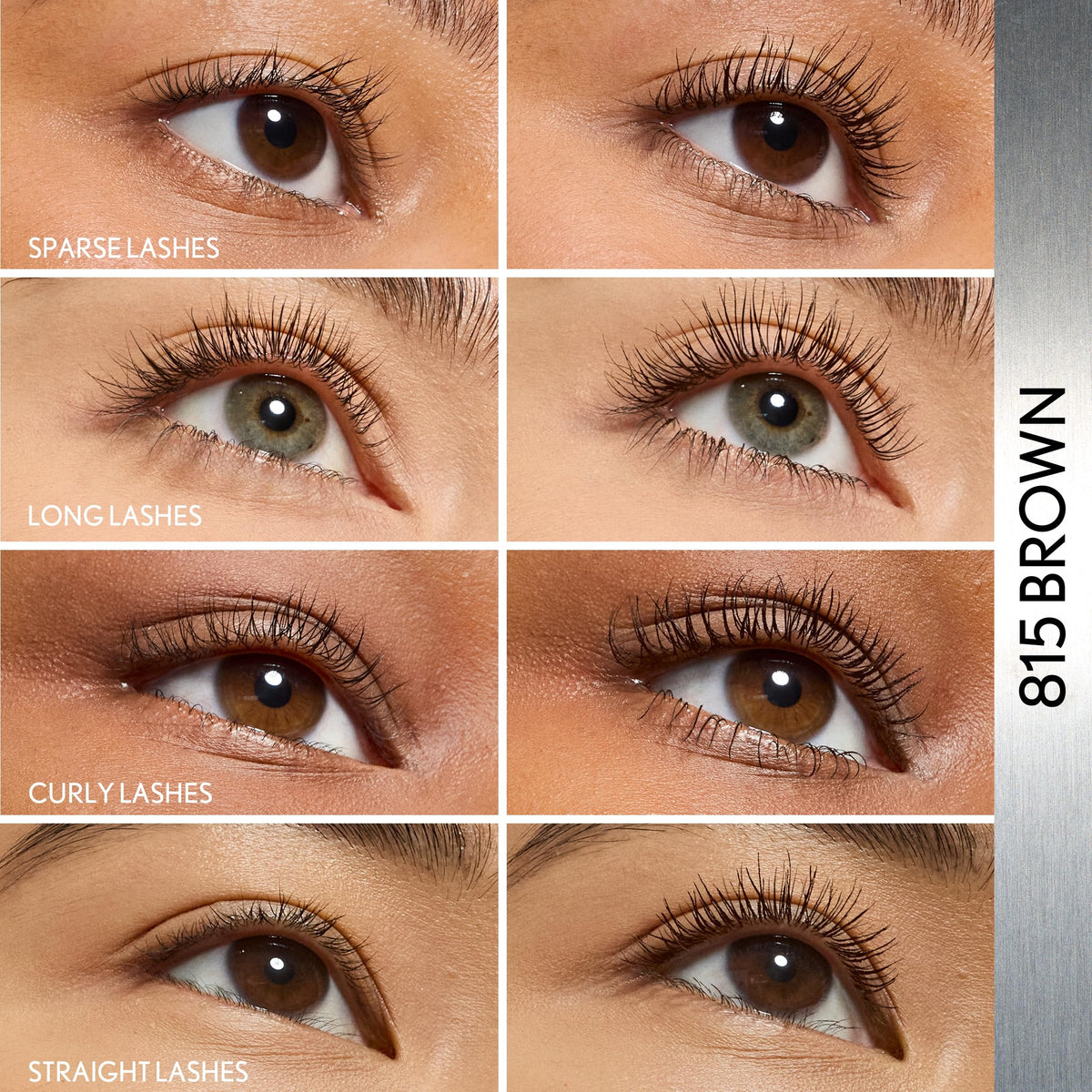 COVERGIRL mascara swatch texture showing smooth buildable formula benefits