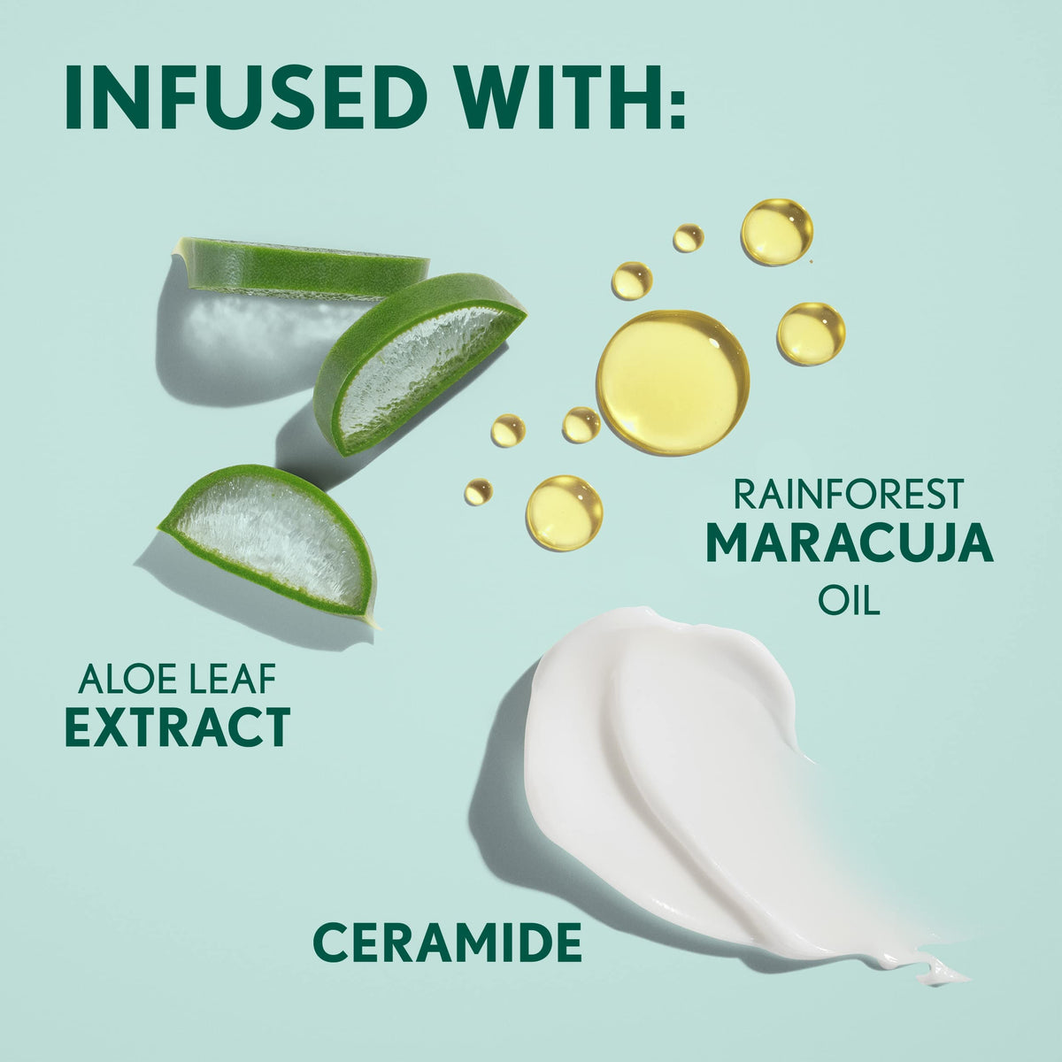 COVERGIRL maracuja oil ingredient close-up highlighting conditioning benefit