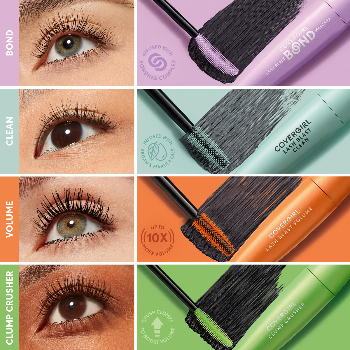COVERGIRL label and Leaping Bunny certification highlighting cruelty-free benefit