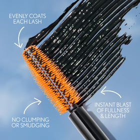 COVERGIRL wand close-up demonstrating bristles that separate lashes