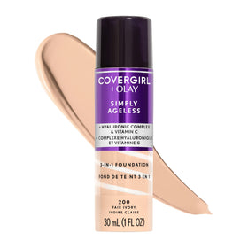 COVERGIRL & Olay front packaging showing shade and matte finish benefits