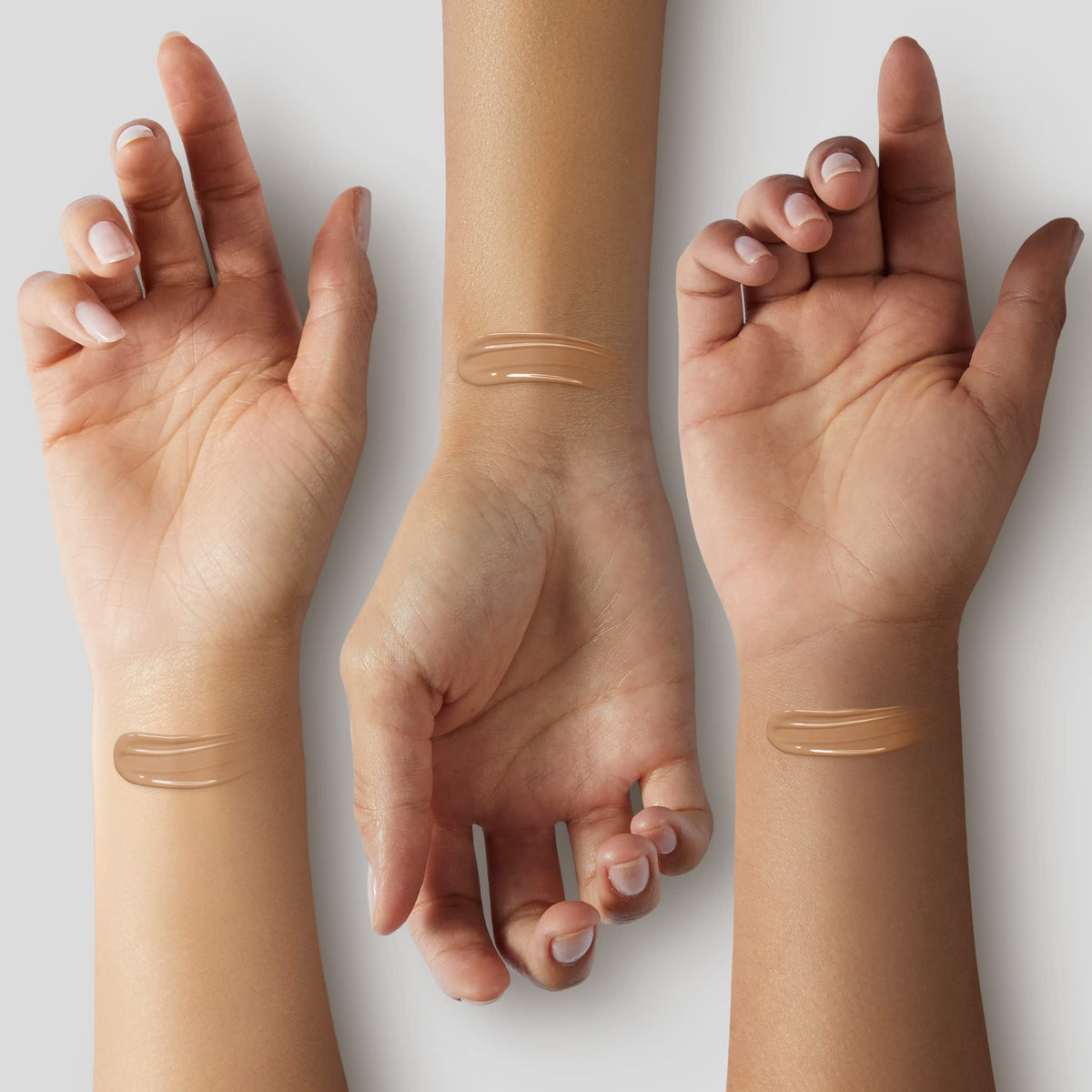 COVERGIRL & Olay ingredient label with hyaluronic and vitamin C benefits